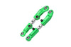 Aluminum 7075 + Stainless Steel Rear Upper Adjustable Links For Arrma 1/8 MOJAVE 4X4 4S BLX Desert Truck RTR-ARA4404 Upgrade Parts - Green