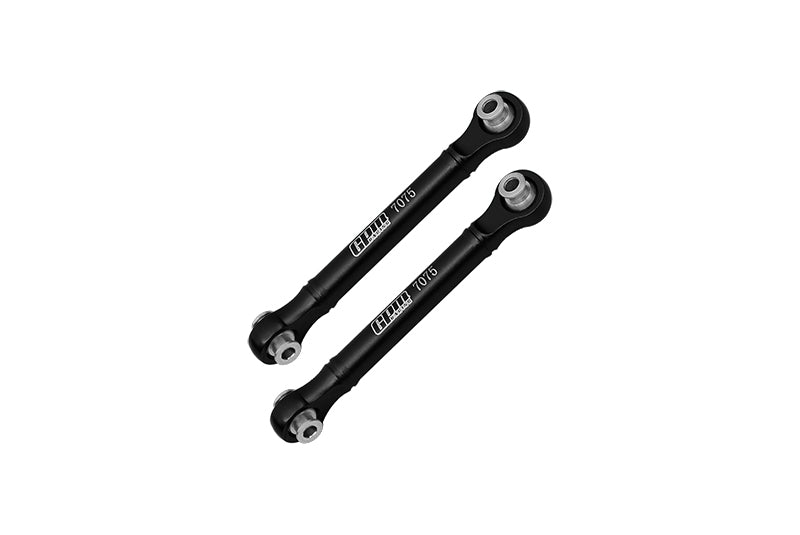 Aluminum 7075 Front Steering Link Rod For Arrma 1/8 4WD MOJAVE 4X4 4S BLX-ARA4404 Upgrade Parts - Black