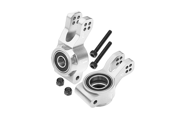 Aluminium Rear Knuckle Arm for Arrma SENTON / TALION / INFRACTION / INFRACTION V2 / LIMITLESS / FIRETEAM - 1Pr Set Silver