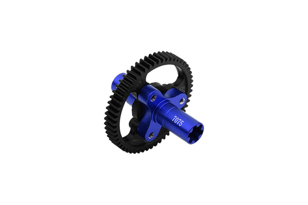 Medium Carbon Steel 50T Spur Gear 0.8 Module/32 Pitch For Arrma 1:8 VENDETTA 3S / INFRACTION V3 / TYPHON 3S / 1:10 KRATON 4S / SENTON 3S / VORTEKS 3S / OUTCAST 4S /  BIG ROCK V3 / GRANITE 3S - Blue