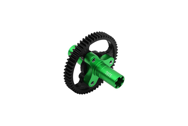 Medium Carbon Steel 50T Spur Gear 0.8 Module 32 Pitch for Arrma 1:8 VENDETTA 3S / INFRACTION V3 / TYPHON 3S / 1:10 KRATON 4S / SENTON 3S / VORTEKS 3S / OUTCAST 4S / BIG ROCK V3 / GRANITE 3S - Green