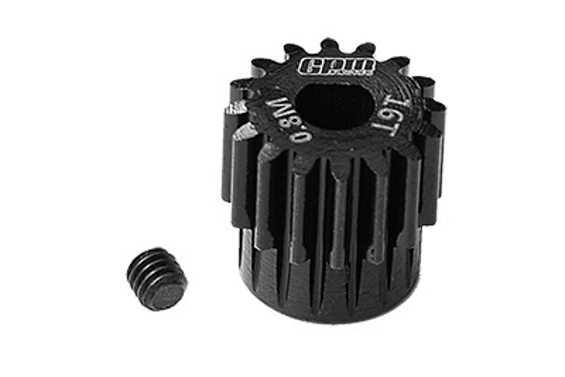 R/C Car Parts : 40Cr Steel Motor Gear 16T (32 Pitch, Module: 0.8mm, Motor Tooth Diameter: 5mm)