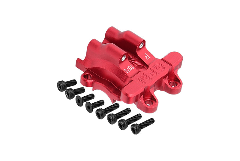 Aluminum 7075 Front Diff Cover For Arrma 1/18 GRANITE GROM MEGA 380 Brushed 4X4 Monster Truck ARA2102 Upgrade Parts - Red