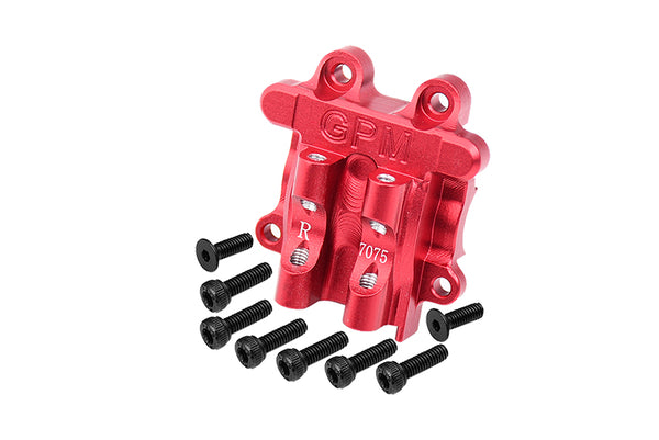 Aluminum 7075 Rear Diff Cover For Arrma 1/18 GRANITE GROM MEGA 380 Brushed 4X4 Monster Truck ARA2102 Upgrade Parts - Red