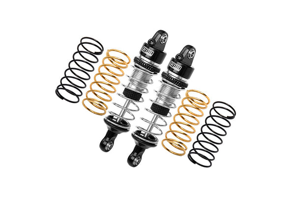 Aluminum 7075 Alloy Front Or Rear Adjustable Spring Shock 58mm For Arrma 1:18 GRANITE GROM MEGA 380-ARA2102 / TYPHON GROM MEGA 380-ARA2106 / 1:14 MOJAVE GROM MEGA 380-ARA2104 Upgrades - Silver