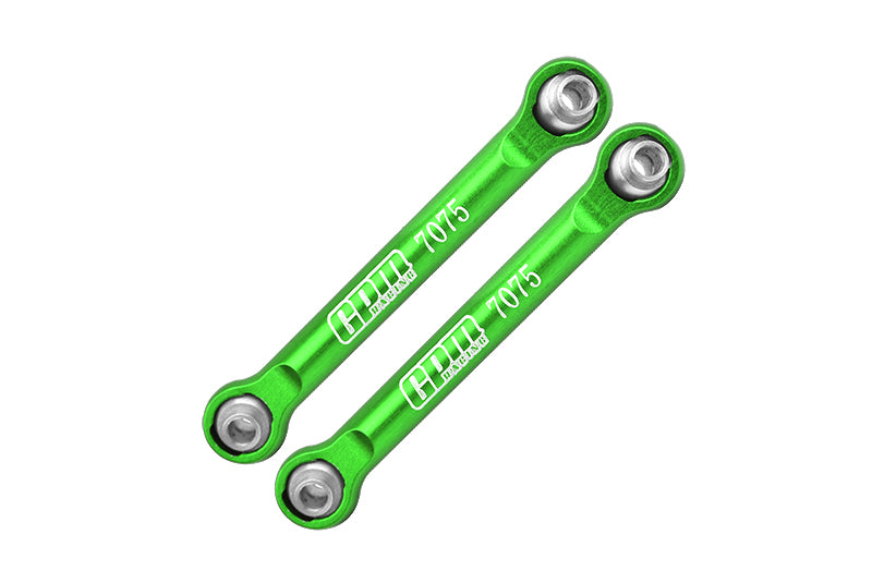 Aluminum Front Steering Links For Arrma 1/18 GRANITE GROM MEGA 380 Brushed 4X4 Monster Truck ARA2102 - Green