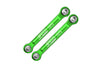 Aluminum Front Steering Links For Arrma 1/18 GRANITE GROM MEGA 380 Brushed 4X4 Monster Truck ARA2102 - Green