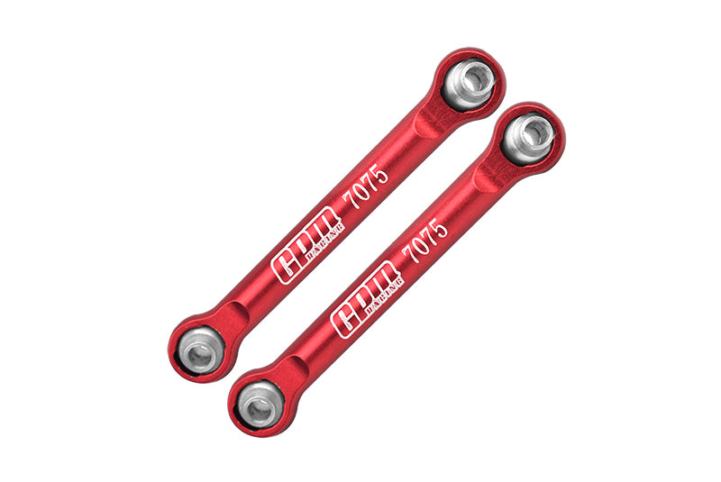 Aluminum Front Steering Links For Arrma 1/18 GRANITE GROM MEGA 380 Brushed 4X4 Monster Truck ARA2102 - Red