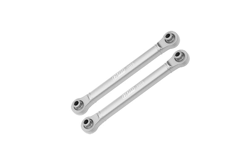 Aluminum 7075 Rear Link Rod For Arrma 1/10 GORGON 4X2 Mega 550 Brushed Monster Truck-ARA3230 Upgrades - Silver