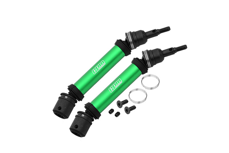 Medium Carbon Steel+Aluminum 6061 Rear Cvd Drive Shaft For Arrma 1:10 GORGON / SENTON / VORTEKS / SENTON V3 / BIG ROCK / BIG ROCK V3 / GRANITE / GRANITE V3 / VORTEKS Upgrade Parts - Green