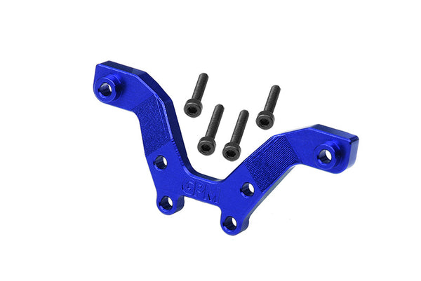 Aluminum 7075 Alloy Front Damper Plate For Arrma 1/18 ARA2106 TYPHON GROM MEGA 380 Brushed 4X4 Small Scale Buggy Upgrade Parts - Blue