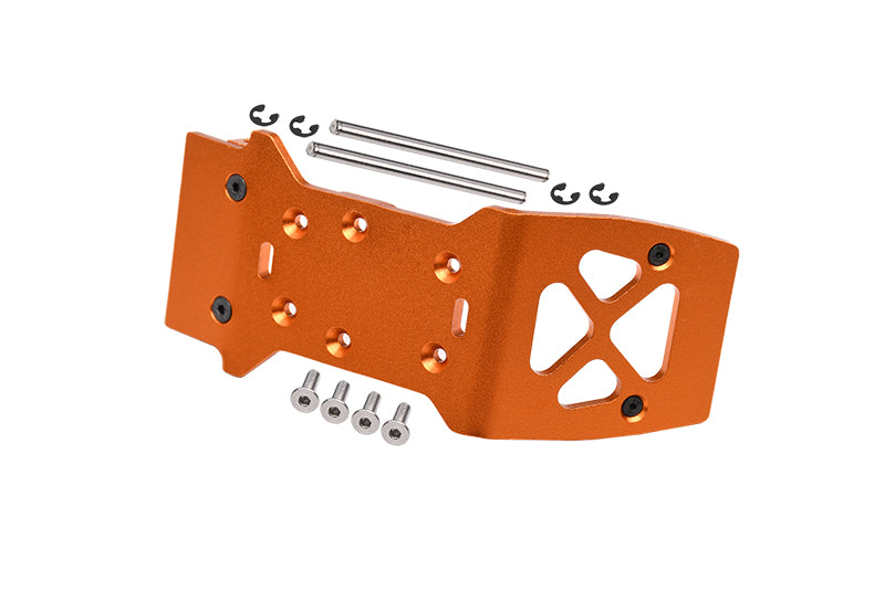 HPI Savage XS Flux Aluminum Front Skid Plate - 1Pc Set Orange