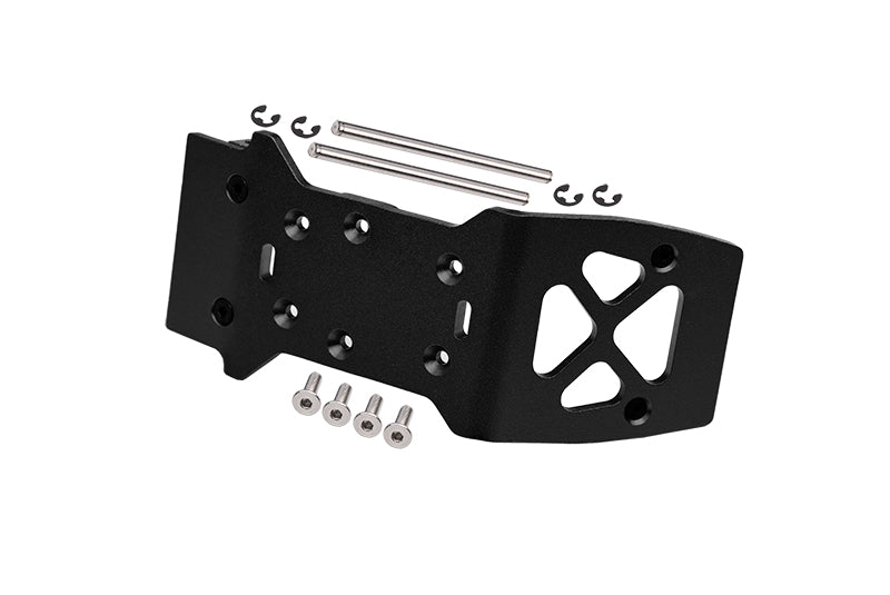 HPI Savage XS Flux Aluminum Rear Skid Plate - 1Pc Set Black