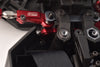 Aluminum 7075 Alloy Front Hinge Pin Brace Set For Tekno 1/10 MT410 2.0 4X4 Pro Monster Truck-TKR9501 / SCT410 2.0 4X4 Short Course Truck Kit-TKR9500 Upgrades - Silver