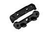 Aluminum 7075 Alloy Front Hinge Pin Brace Set For Tekno 1/10 MT410 2.0 4X4 Pro Monster Truck-TKR9501 / SCT410 2.0 4X4 Short Course Truck Kit-TKR9500 Upgrades - Black