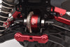 Medium Carbon Steel+7075 Alloy Front Or Middle Or Rear Diff Case For Tekno 1/10 MT410 2.0 4X4 Pro Monster Truck-TKR9501 / SCT410 2.0 4X4 Short Course Truck Kit-TKR9500 Upgrades - Red