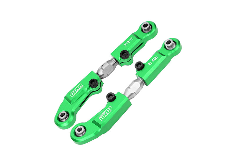 Aluminum 7075 + Stainless Steel Front Camber Links For Tekno 1/10 MT410 2.0 4X4 Pro Monster Truck-TKR9501 Upgrade Parts - Green