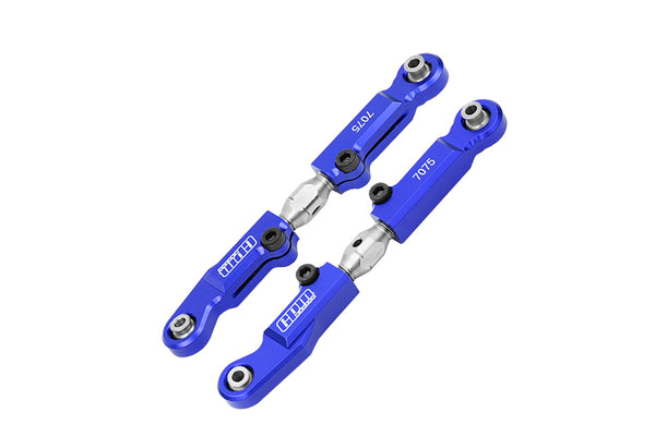 Aluminum 7075 + Stainless Steel Rear Camber Links For Tekno 1/10 MT410 2.0 4X4 Pro Monster Truck-TKR9501 Upgrade Parts - Blue