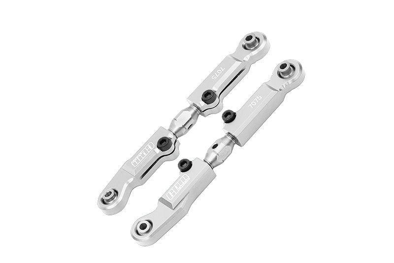 Aluminum 7075 + Stainless Steel Rear Camber Links For Tekno 1/10 MT410 2.0 4X4 Pro Monster Truck-TKR9501 Upgrade Parts - Silver