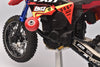 LOS264003 Promoto-MX Upgrades Side Wheel Replacement Lean Bar Wheel Set For LOSI 1:4 Promoto-MX Motorcycle Dirt Bike RTR FXR LOS06000 LOS06002 - Silver