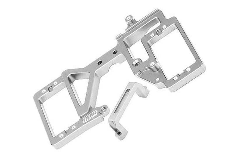 Aluminum 7075 Alloy Servo Mount Set For PROBOAT 1/6 24-inch Jetstream Jet Boat RTR Mojo-PRB08051 Upgrades - Silver