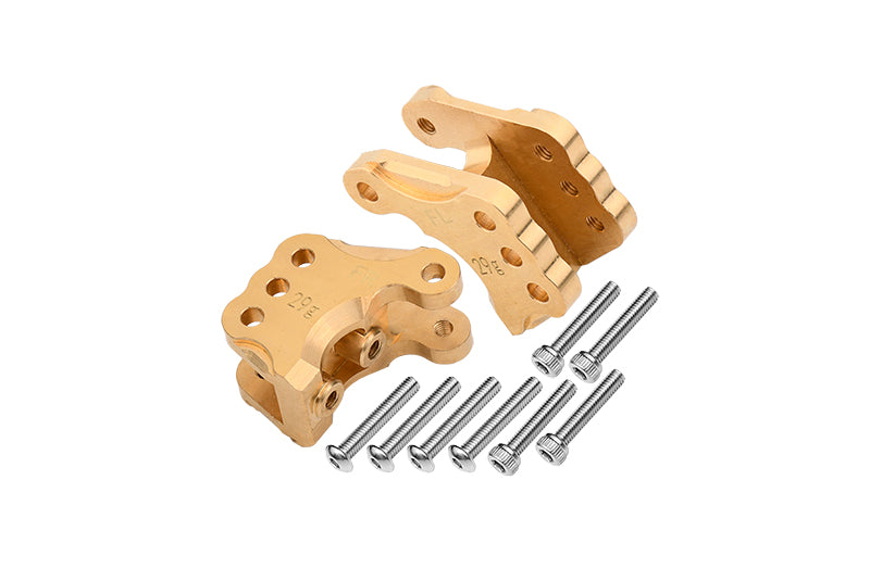 Axial 1/10 RBX10 Ryft 4WD Rock Bouncer AXI03005 Brass Front Axle Mount Set For Suspension Links - 10Pc Set