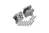 Axial 1/10 RBX10 Ryft 4WD Rock Bouncer Aluminum Rear Axle Mount Set For Suspension Links - 10Pc Set Gray Silver