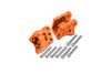 Axial 1/10 RBX10 Ryft 4WD Rock Bouncer Aluminum Rear Axle Mount Set For Suspension Links - 10Pc Set Orange