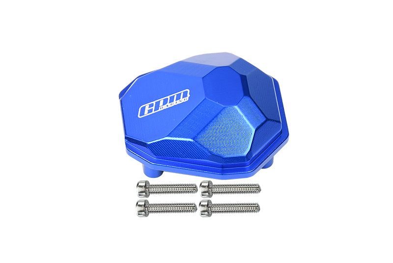 Axial 1/10 RBX10 Ryft 4WD Rock Bouncer Aluminum Front Or Rear Gearbox Cover - 5Pc Set Blue