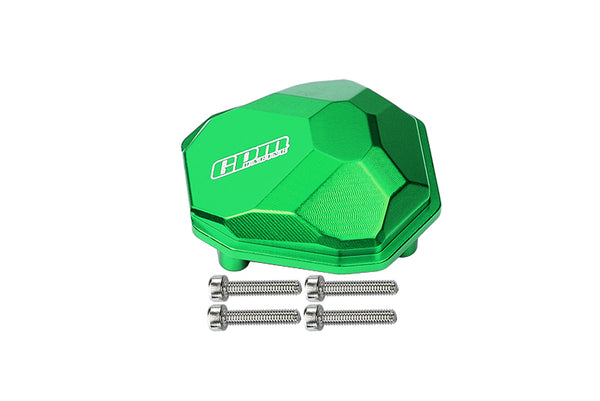 Axial 1/10 RBX10 Ryft 4WD Rock Bouncer Aluminum Front Or Rear Gearbox Cover - 5Pc Set Green