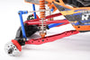 Aluminum 7075 Alloy Rear Lower Trailing Arms For Axial 1/10 RBX10 Ryft 4WD Rock Bouncer AXI03005 AXI03005 Upgrades - Red