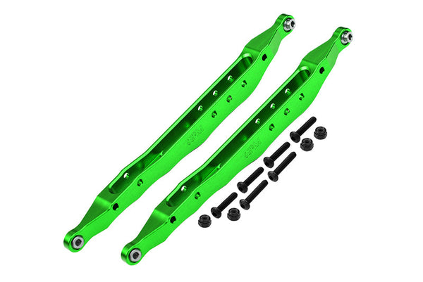 Aluminum 7075 Alloy Rear Lower Trailing Arms For Axial 1/10 RBX10 Ryft 4WD Rock Bouncer AXI03005 AXI03005 Upgrades - Green