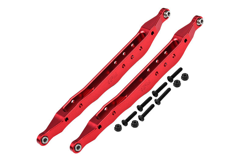 Aluminum 7075 Alloy Rear Lower Trailing Arms For Axial 1/10 RBX10 Ryft 4WD Rock Bouncer AXI03005 AXI03005 Upgrades - Red