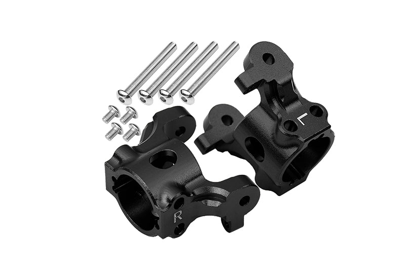 Axial 1/10 RBX10 Ryft 4WD Rock Bouncer AXI03005 Aluminum Front C-Hubs - 10Pc Set Black