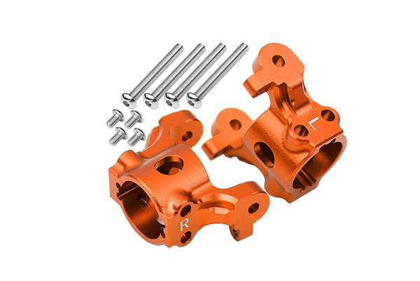 Axial 1/10 RBX10 Ryft 4WD Rock Bouncer AXI03005 Aluminum Front C-Hubs - 10Pc Set Orange