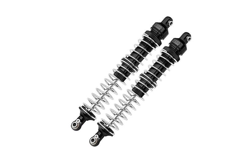 Axial 1/10 RBX10 Ryft 4WD Rock Bouncer AXI03005 Aluminum Front Spring Dampers (130mm) - 2Pc Set Black