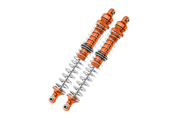 Axial 1/10 RBX10 Ryft 4WD Rock Bouncer AXI03005 Aluminum Rear Spring Dampers (145mm) - 2Pc Set Orange