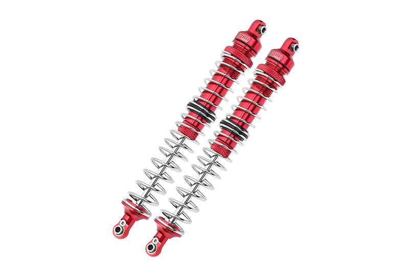 Axial 1/10 RBX10 Ryft 4WD Rock Bouncer AXI03005 Aluminum Rear Spring Dampers (145mm) - 2Pc Set Red