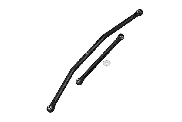 Axial 1/10 RBX10 Ryft 4WD Rock Bouncer AXI03005 Upgrade Parts Aluminum Front Steering Tie Rods - 2Pc Set Black