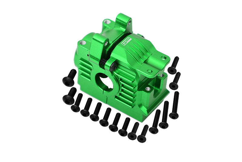 Aluminum 7075 Alloy Rear Differential Housing For Traxxas 1:10 Rustler 4X4 VXL / Slash 4X4 VXL / Hoss 4X4 VXL / Ford Fiesta Rally / Ford F-150 Raptor / Stampede 4X4 VXL / 1:7 AWD XO-01 - Green