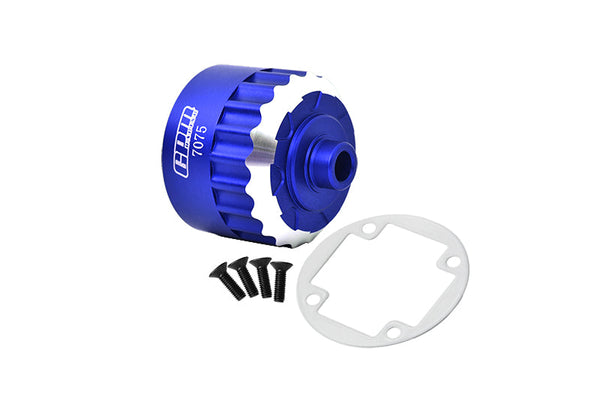 Aluminum 7075 Alloy Front Or Center Or Rear Diff Housing For LOSI 1:6 Super Baja Rey 4x4-LOS05013 / Super Baja Rey 2.0 Brushless Desert Truck-LOS05021 Upgrades - Blue