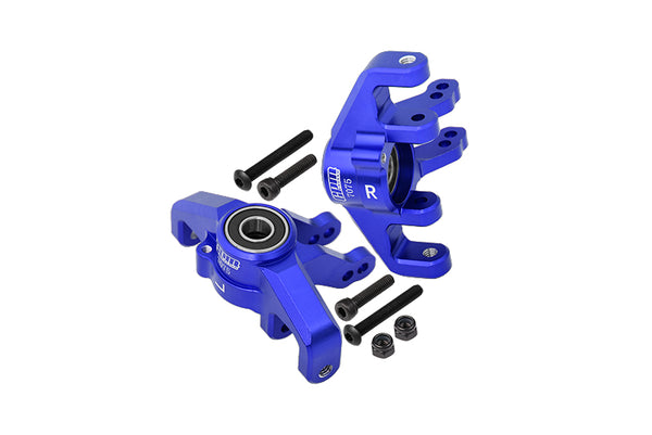 Aluminum Front Knuckle Arms For LOSI 1:6 4WD Super Baja Rey LOS05013 / Super Baja Rey 2.0 LOS05021 Upgrades - Blue