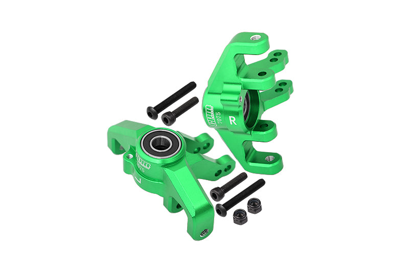 Aluminum Front Knuckle Arms For LOSI 1:6 4WD Super Baja Rey LOS05013 / Super Baja Rey 2.0 LOS05021 Upgrades - Green