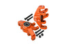 Aluminum Front Knuckle Arms For LOSI 1:6 4WD Super Baja Rey LOS05013 / Super Baja Rey 2.0 LOS05021 Upgrades - Orange