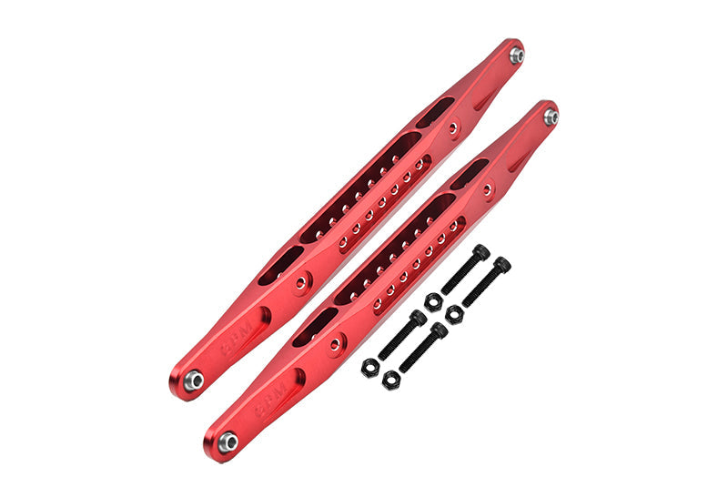 Aluminum 7075 Alloy Rear Lower Trailing Arms For Losi 1/6 4WD Super Baja REY 2.0 LOS05021 Upgrades - Red