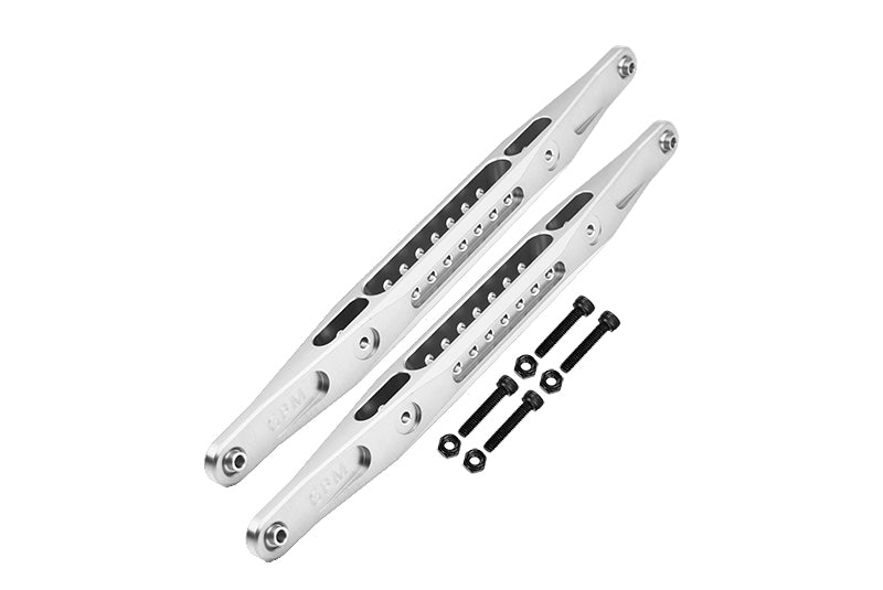 Aluminum 7075 Alloy Rear Lower Trailing Arms For Losi 1/6 4WD Super Baja REY 2.0 LOS05021 Upgrades - Silver