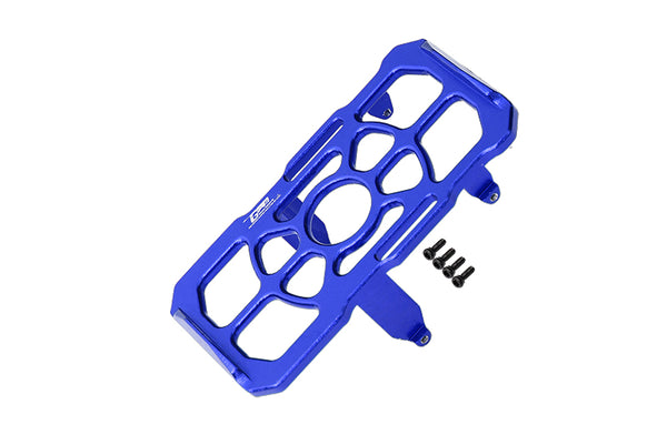 Aluminium Battery Holder For Axial 1:24 SCX24 Deadbolt AXI90081 / Jeep Wrangler AXI00002 - 5Pc Set Blue