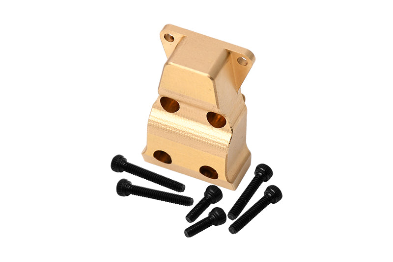 Axial 1:24 SCX24 Deadbolt AXI90081 / Jeep Wrangler AXI00002 Brass Front or Rear Gearbox Cover - 1Pc Set