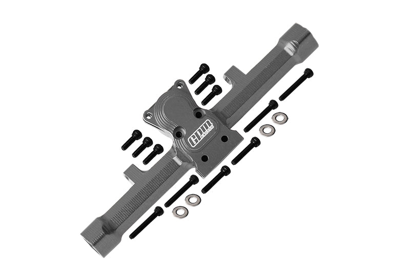 Axial 1:24 SCX24 Deadbolt AXI90081 / Jeep Wrangler AXI00002 Aluminum Rear Gear Box - 1 Set Gray Silver