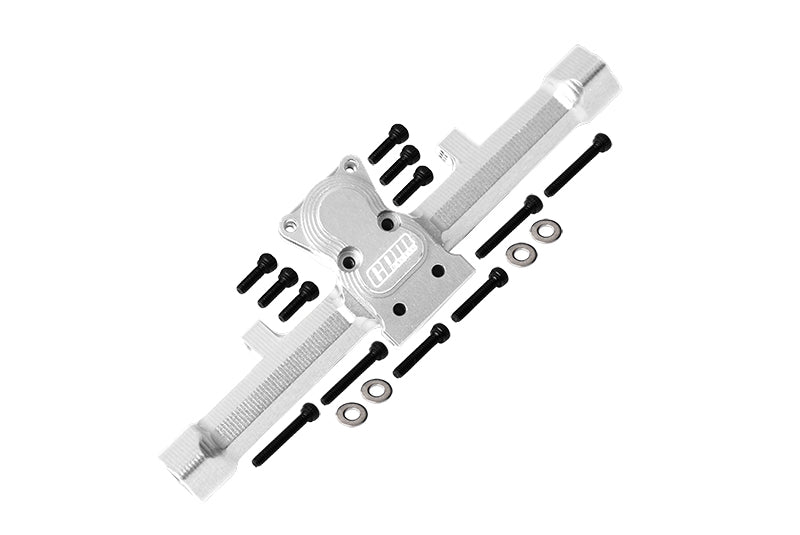 Axial 1:24 SCX24 Deadbolt AXI90081 / Jeep Wrangler AXI00002 Aluminum Rear Gear Box - 1 Set Silver